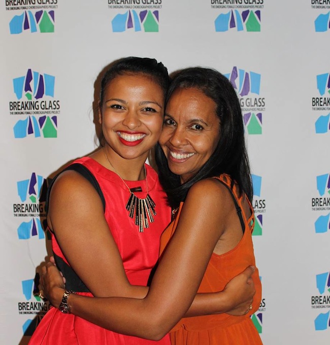  Co-founder of Breaking Glass Project Ellenore Scott and her Mother, Michelle Ramos-Burkhart, former ballerina and former president of Dance NYC